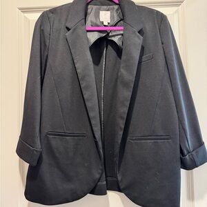 LC Lauren Conrad Classic Black Blazer